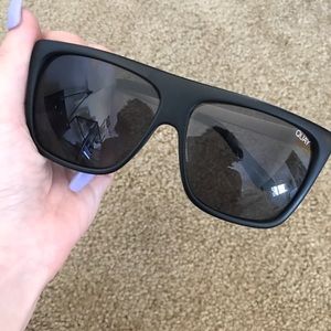 Black quay sunglasses